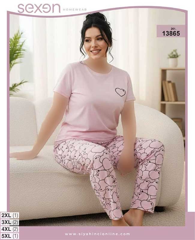 تیشرت شلوار بیگ سایزsexen کد 13865 تیشرت شلوار بیگ سایزsexen کد 13865