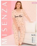 تیشرت شلوار سایز بزرگ زنانه کد 03506