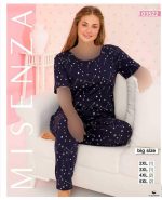 تیشرت شلوار سایز بزرگ زنانه کد 03522