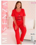تیشرت شلوار سایز بزرگ زنانه کد 03558