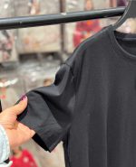تیشرت و شلوار مردانه سیاه اینجه کد 09849