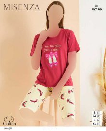 تیشرت و شلوارک زنانه میسنزا کد 02146
