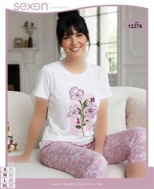 تیشرت وشلوارک سایز نرمال sexen کد 12276