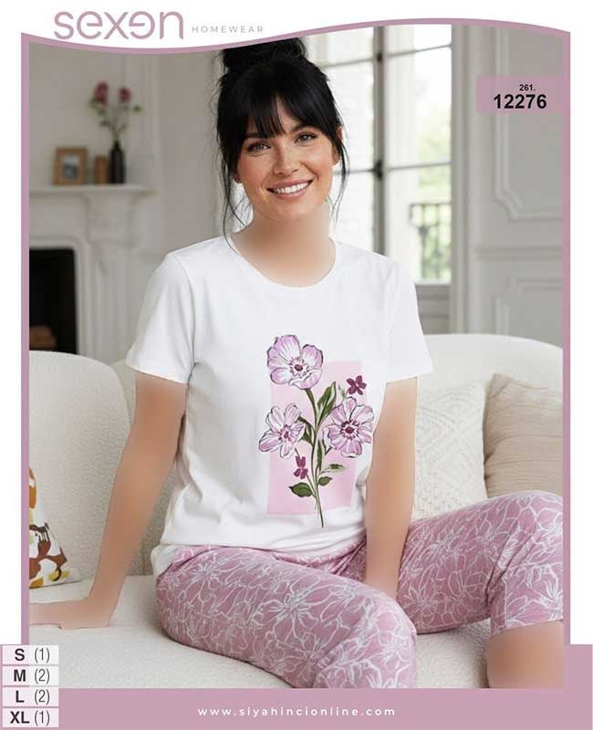 تیشرت وشلوارک سایز نرمال sexen کد 12276 تیشرت وشلوارک سایز نرمال sexen کد 12276