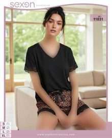 تیشرت وشورتک سایز نرمال sexen کد 11031