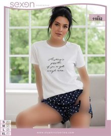 تیشرت وشورتک سایز نرمال sexen کد 11032
