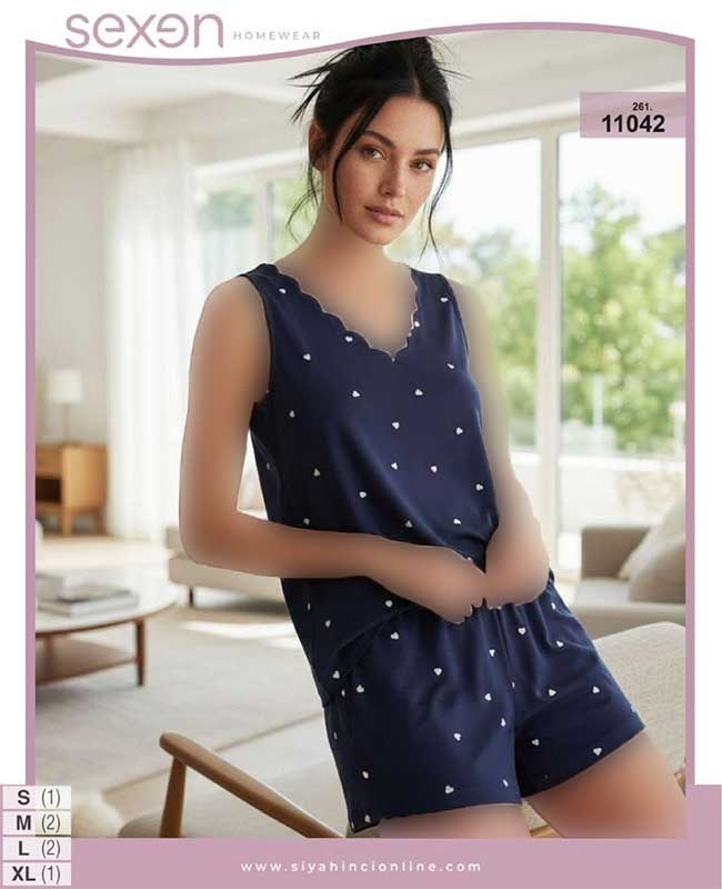 تیشرت وشورتک سایز نرمال sexen کد 11042 تیشرت وشورتک سایز نرمال sexen کد 11042