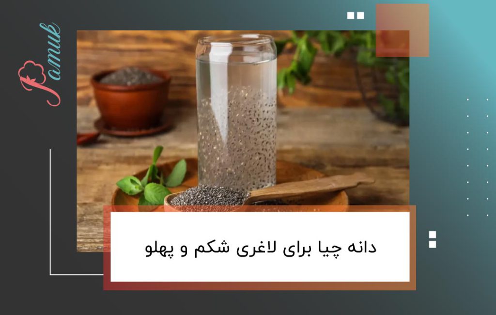 دانه چیا برای لاغری شکم و پهلو