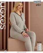 ست راحتی سایز بزرگ زنانه کد 67017