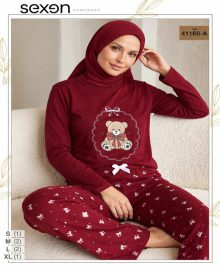 ست راحتی سایز نرمال زنانه sexen کد 41160-a