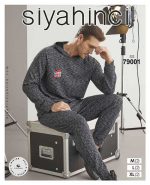 هودی و شلوار راحتی مردانه رنگ نوک مدادی کد 79001